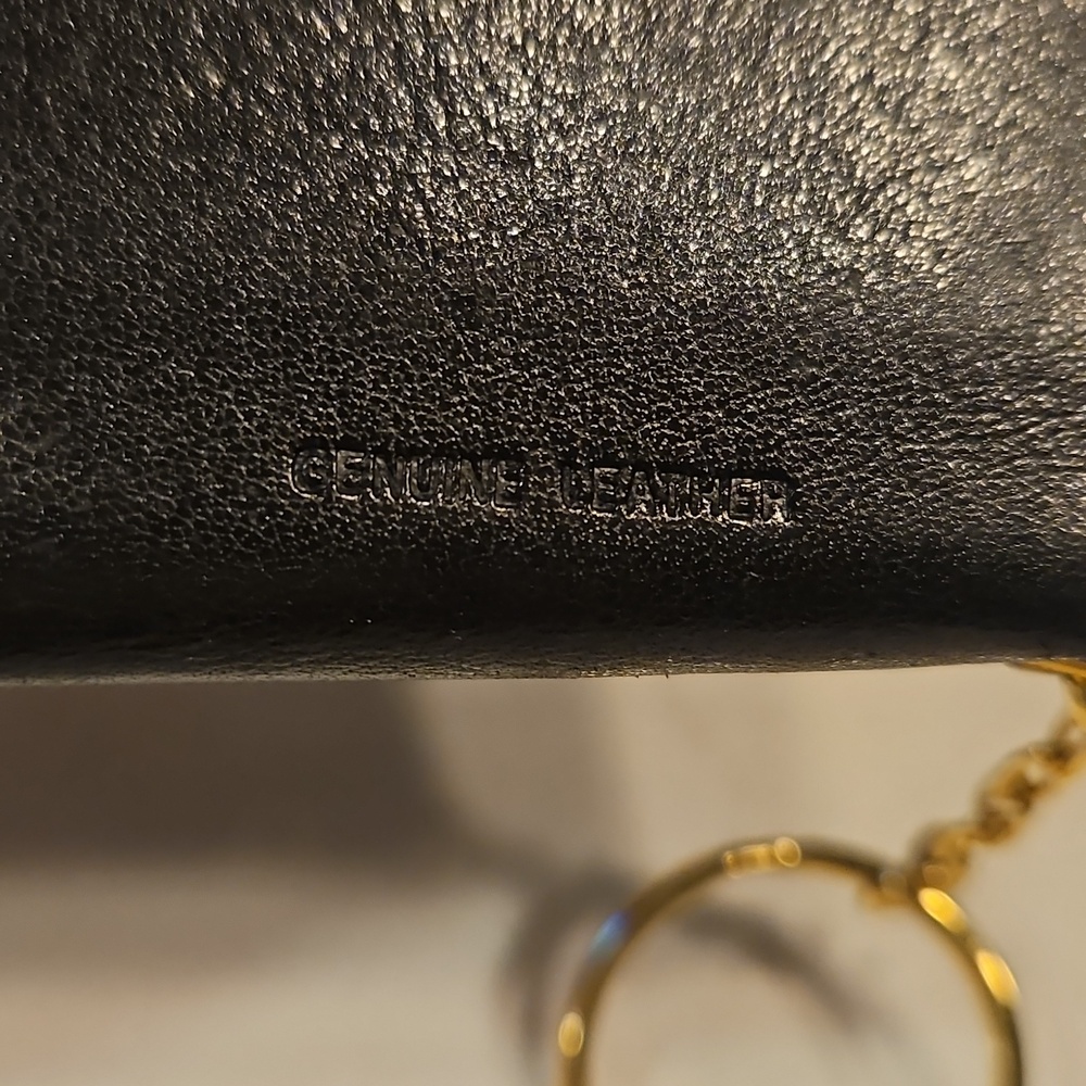 Princess Gardner Double Photo Frame Leather Key Ring Black - Picture 6 of 6